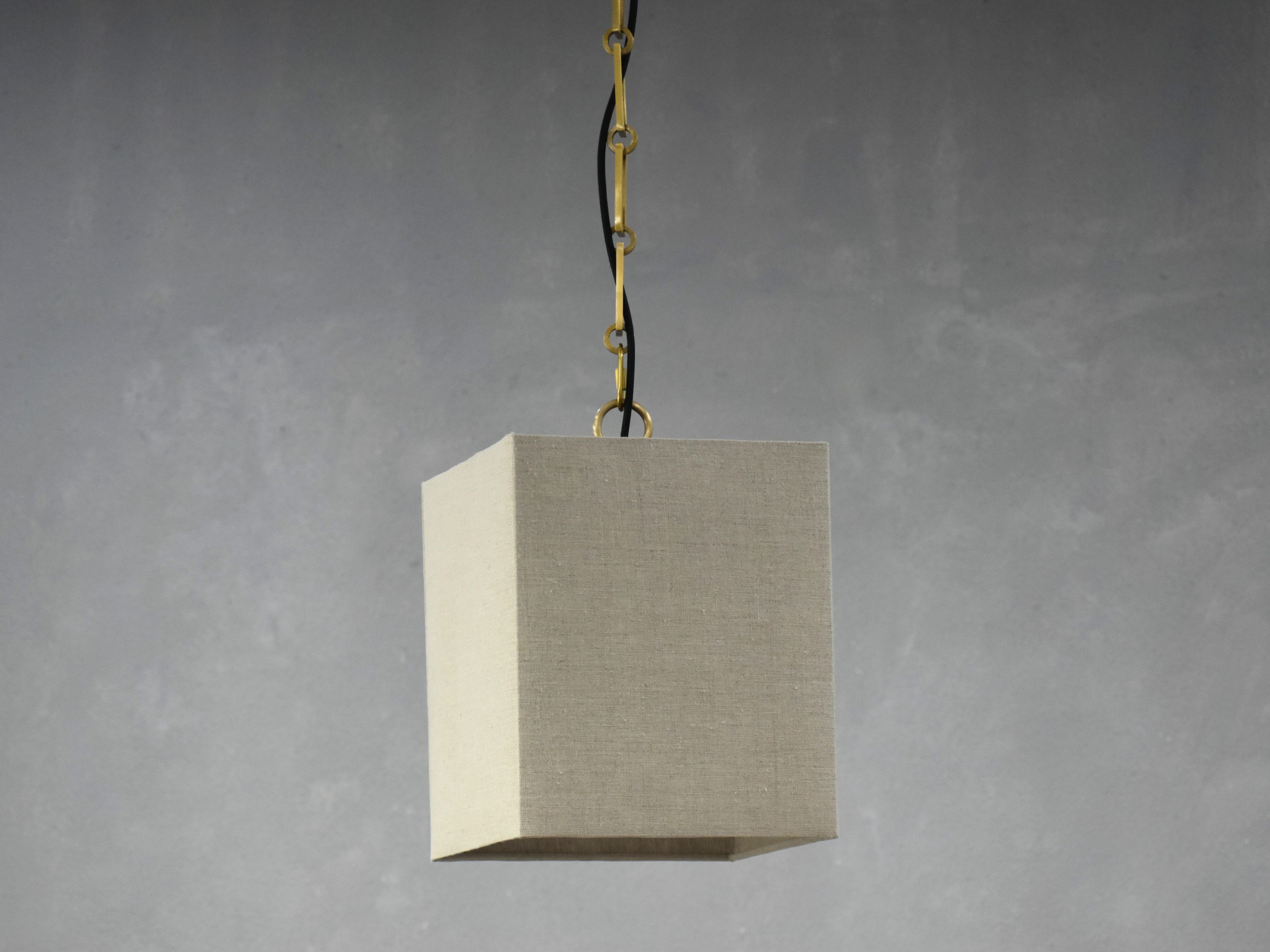Linen Pendant - Natural Linen