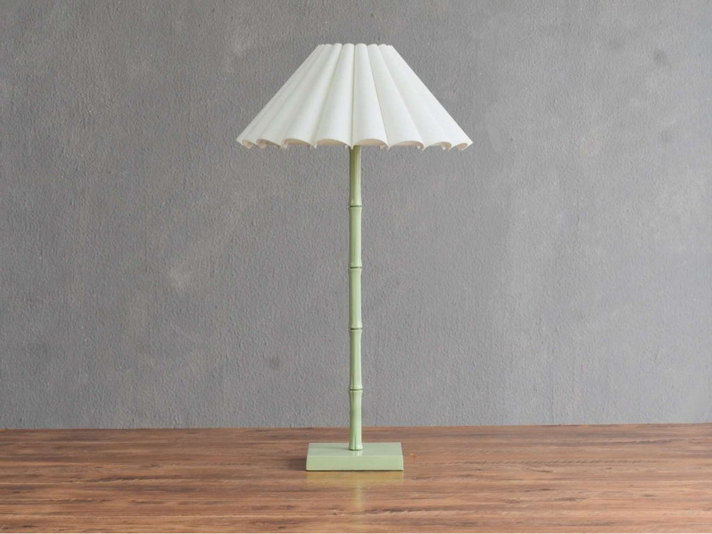 Muted Bamboo Table Lamp