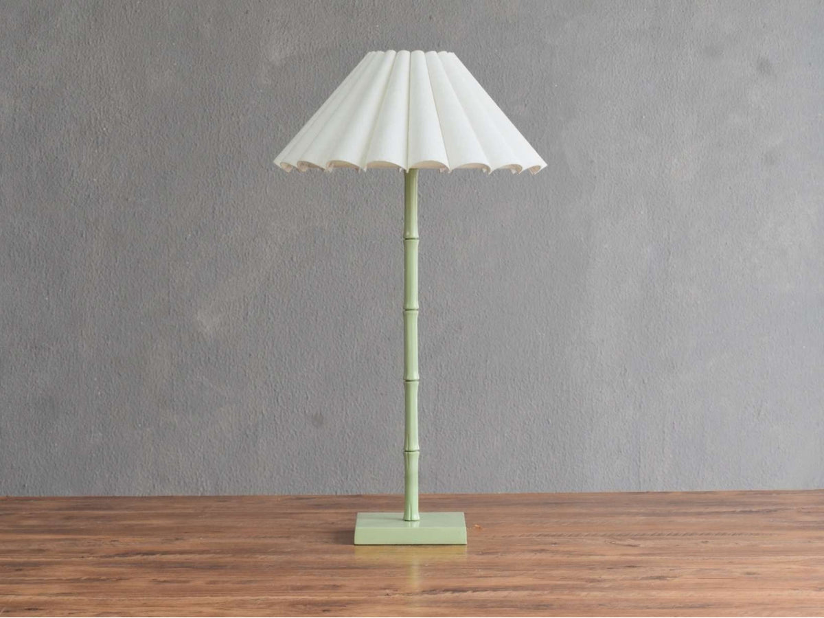 Muted Bamboo Table Lamp