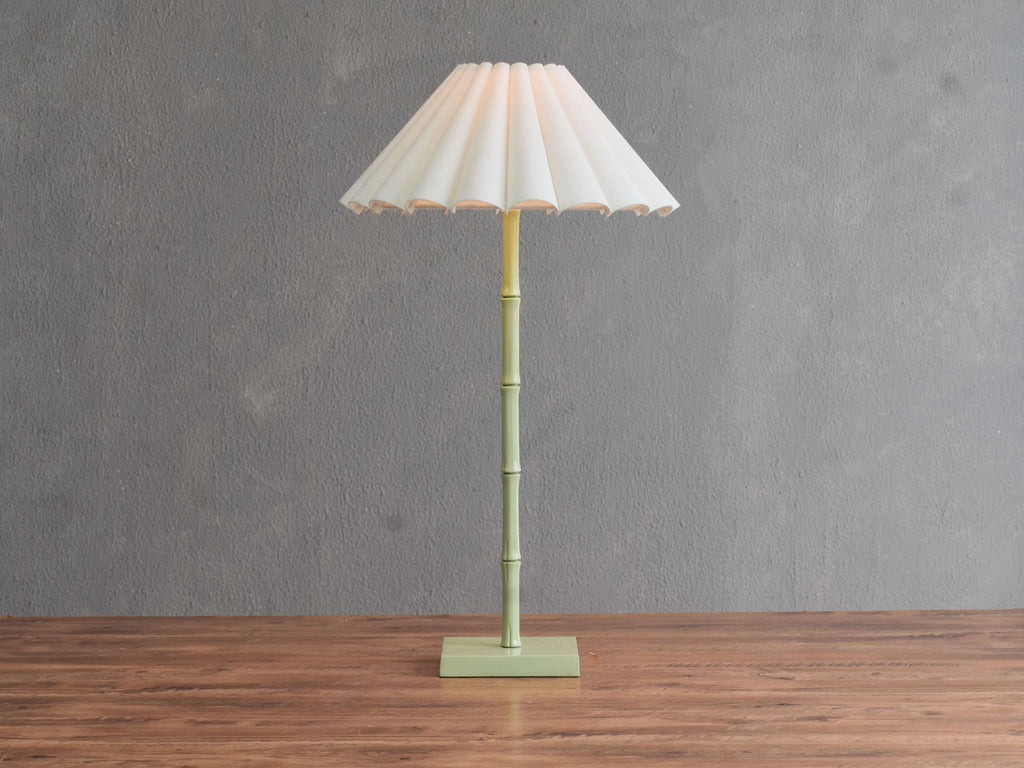 Muted Bamboo Table Lamp