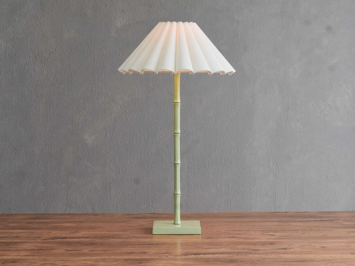 Muted Bamboo Table Lamp